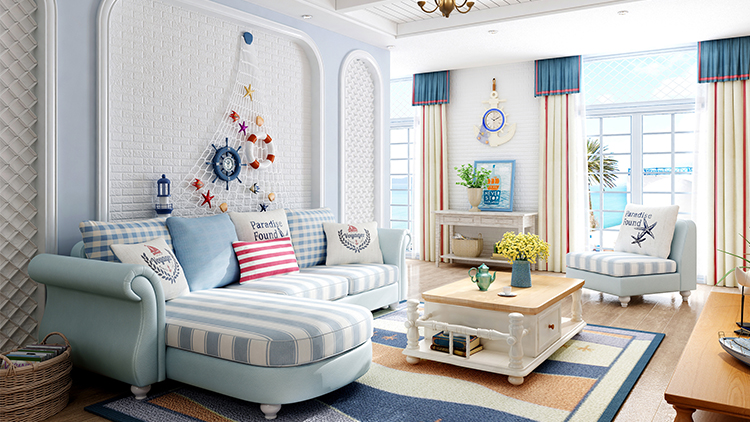 情迷地中海，打造坐落于爱琴海边的浪漫家