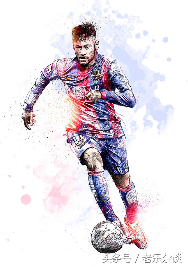 设计师笔下的足球明星,这年头没点才艺不敢说是球迷