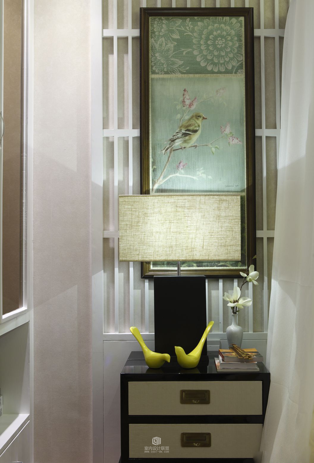 桂林悠山郡中式装修二手房,桂林彰泰郡113户型装修