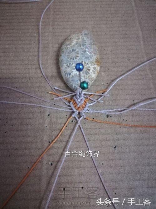 编绳项链背云的编法,宝宝平安扣编绳项链编法