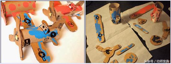 小飞机手工飞机,最简单的和最普通的手工飞机