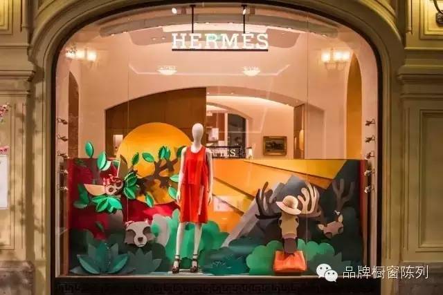 爱马仕橱窗||简单是艺术的底色！