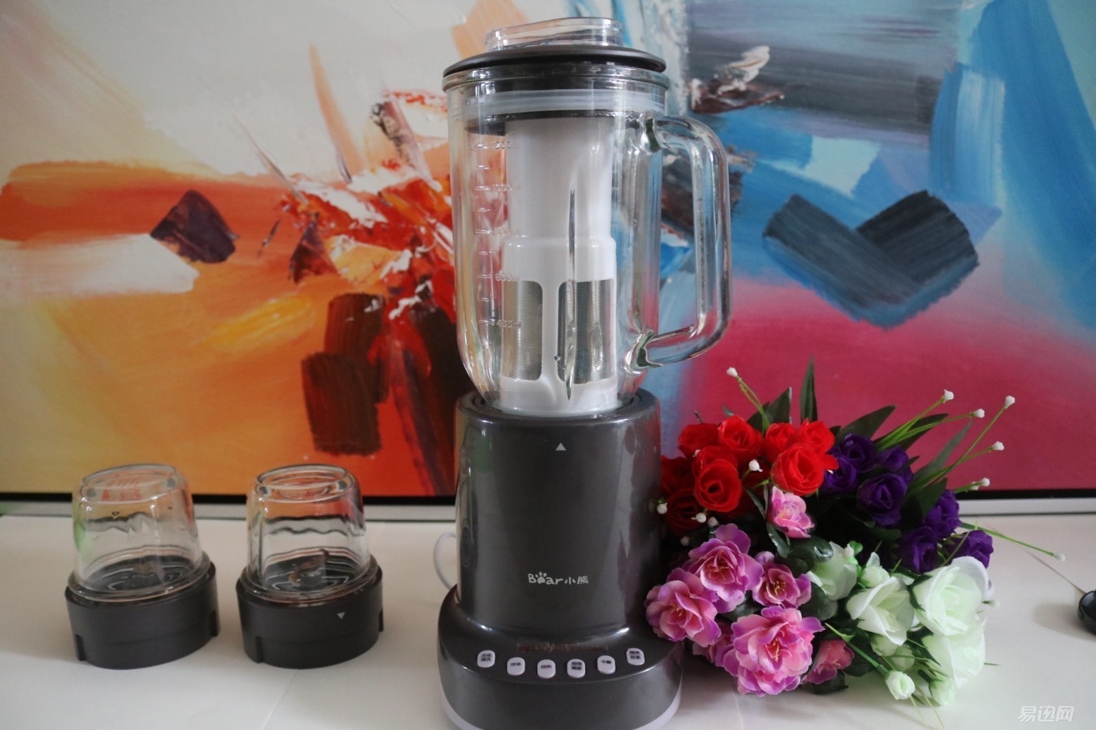 小熊果汁机小型便携料理机,小熊料理机做冰沙
