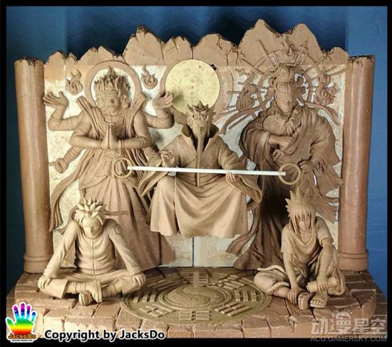 火影忍者开箱六道鸣人手办,火影忍者300元左右鼬gk手办