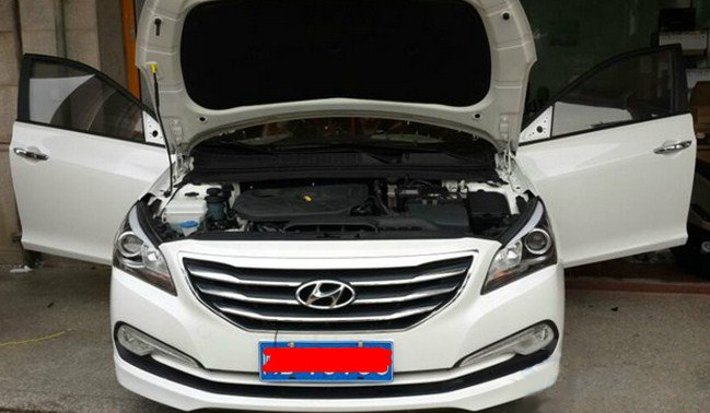 现代名图行车记录仪布线教程,现代名图360度车载全景影像