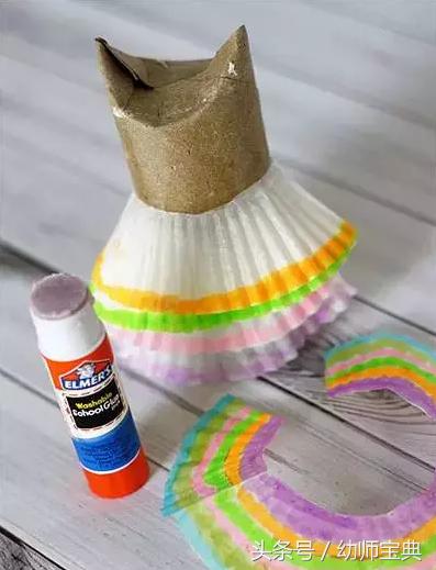 儿童diy手工奶油蛋糕玩具,蛋糕纸托能直接用吗