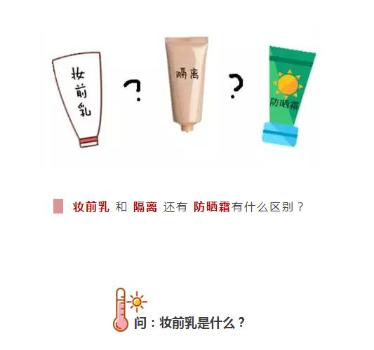 隔离妆前乳防晒霜先后顺序,妆前乳隔离防晒霜