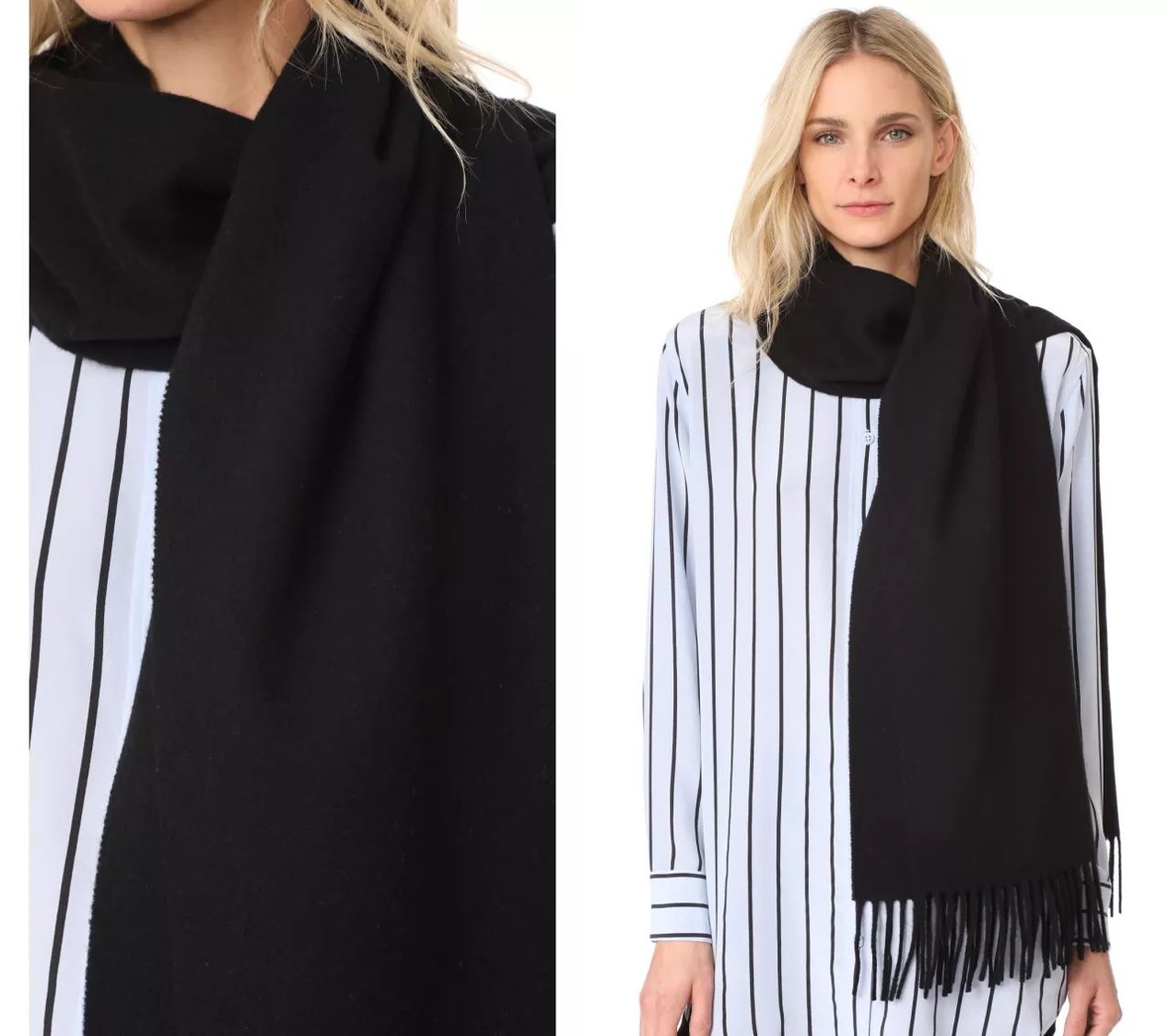 觉得高领毛衣勒脖子,高领毛衣围巾不舒服