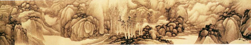 清代山水画图片大全曝光,清代山水画真迹图片