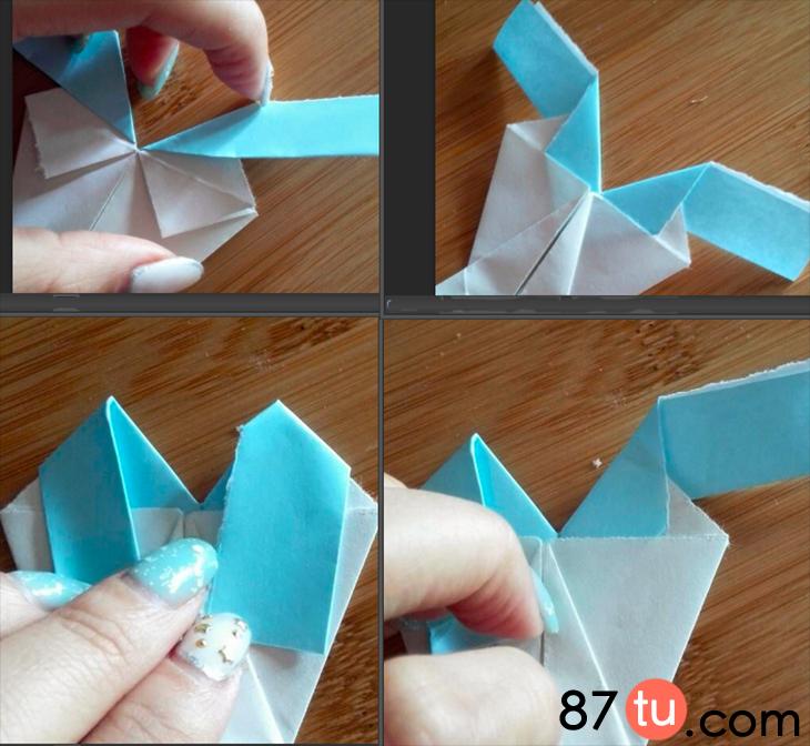 美少女战士手工折纸贺卡,少女们折纸简单教程