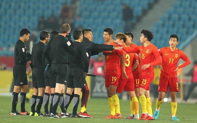 u23亚洲杯国足对乌兹别克斯坦,马宁见证韩国首夺u23