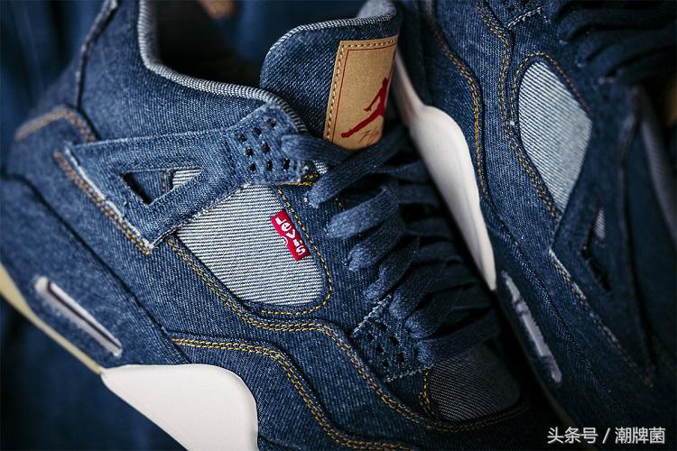 周杰伦上脚levisxairjordan4,levisxairjordan4第二配色
