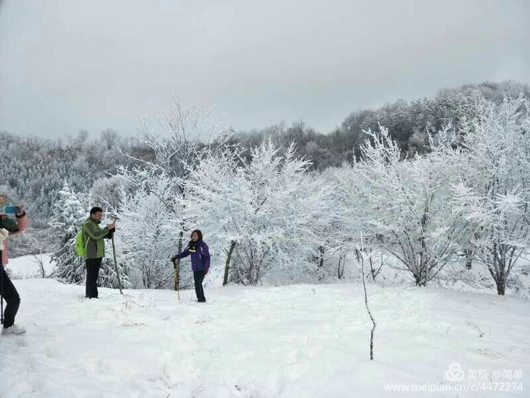 长白山雾凇天池,天池雪霁