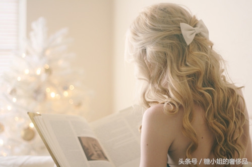 随手弄的卷发,随手一扎都好看的披肩发