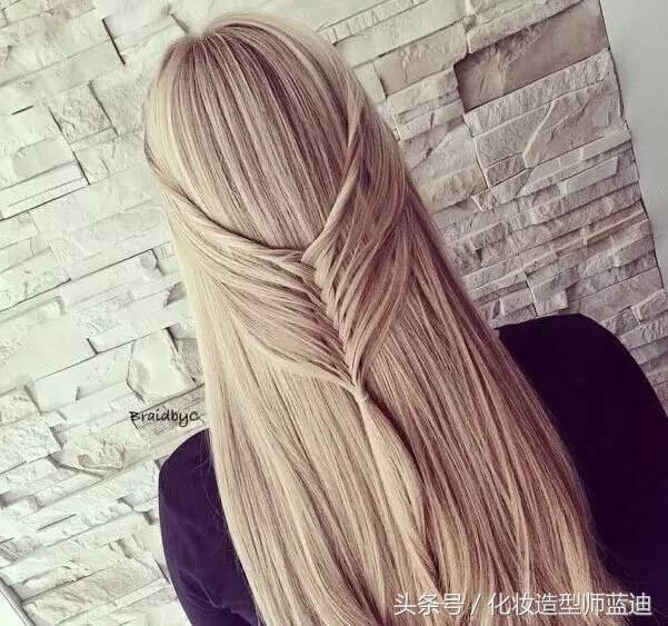 觉得直发好看,直发适合的编发