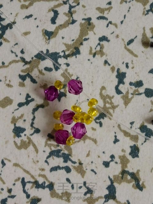 伞的串珠方法,小雨伞串珠