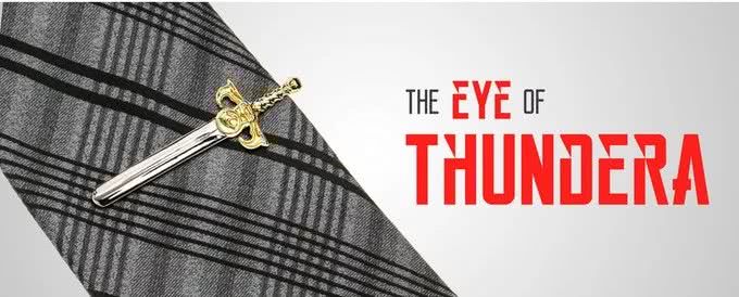 白领精英们，以后打领带可以选个游戏主题的领带夹了