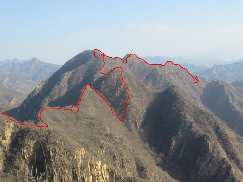 铁门关大刀园,锥子山长城穿越