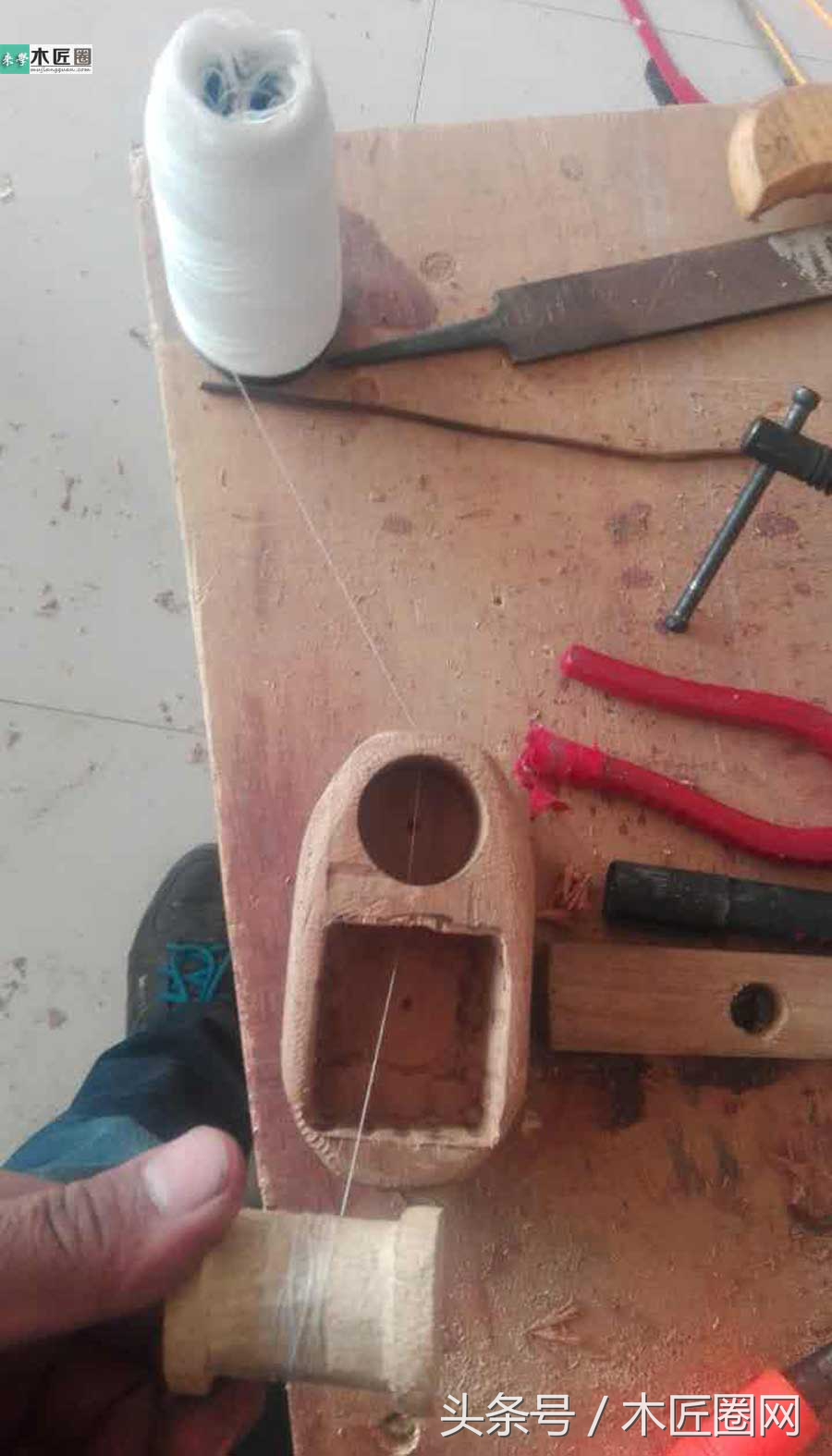 木匠用墨斗制造方法,木工墨斗制作全过程