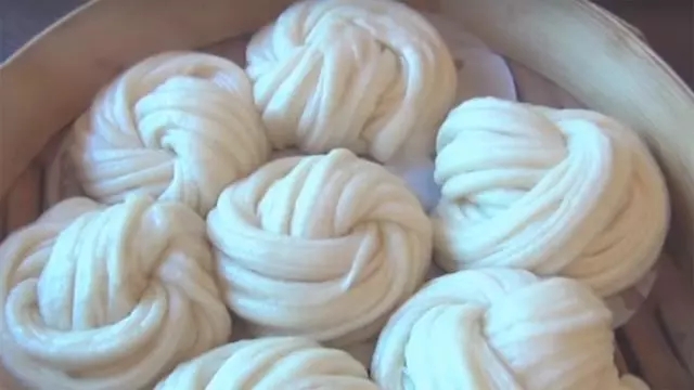 银丝馒头制作方法,蒸金丝馒头