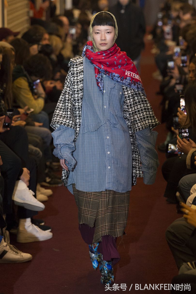 时装周eliesaab秀场,vetements男装发布会