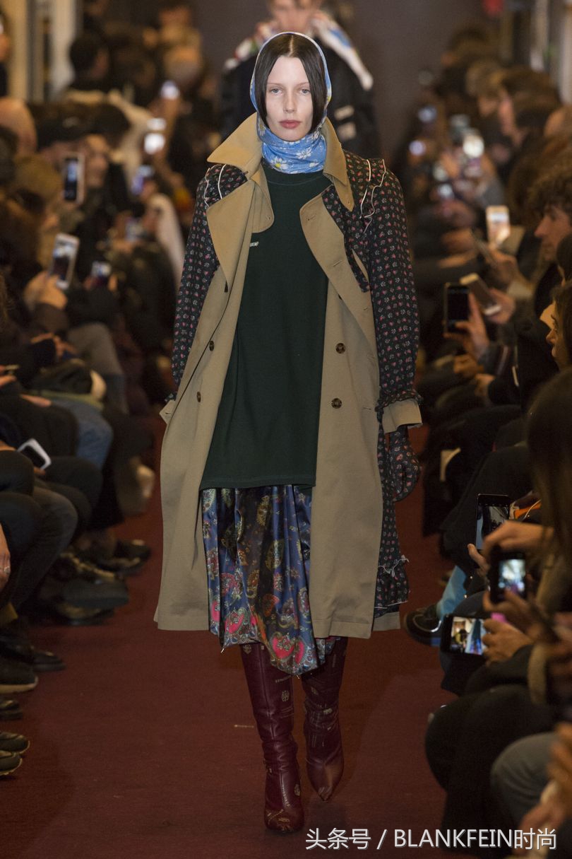 时装周eliesaab秀场,vetements男装发布会