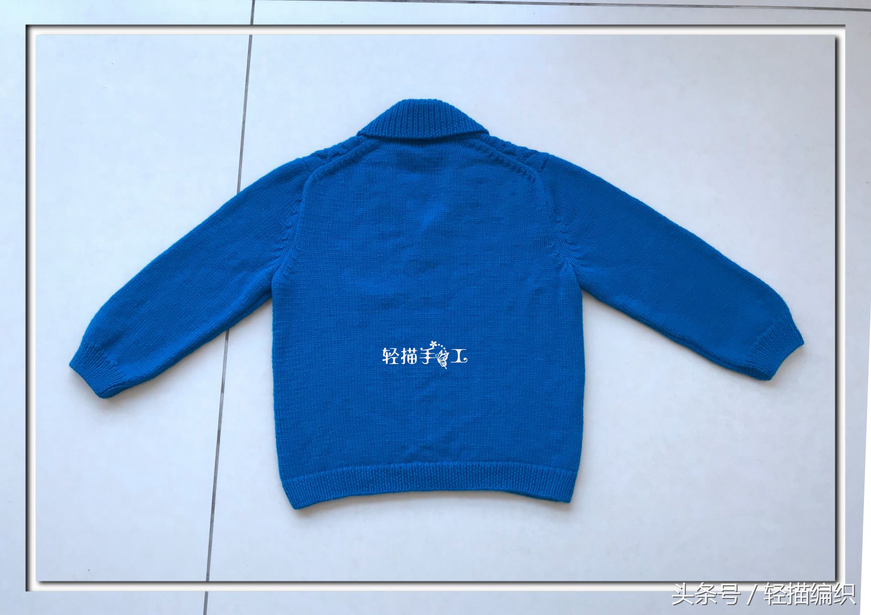 儿童立领polo衫森系,儿童青果领套头衫