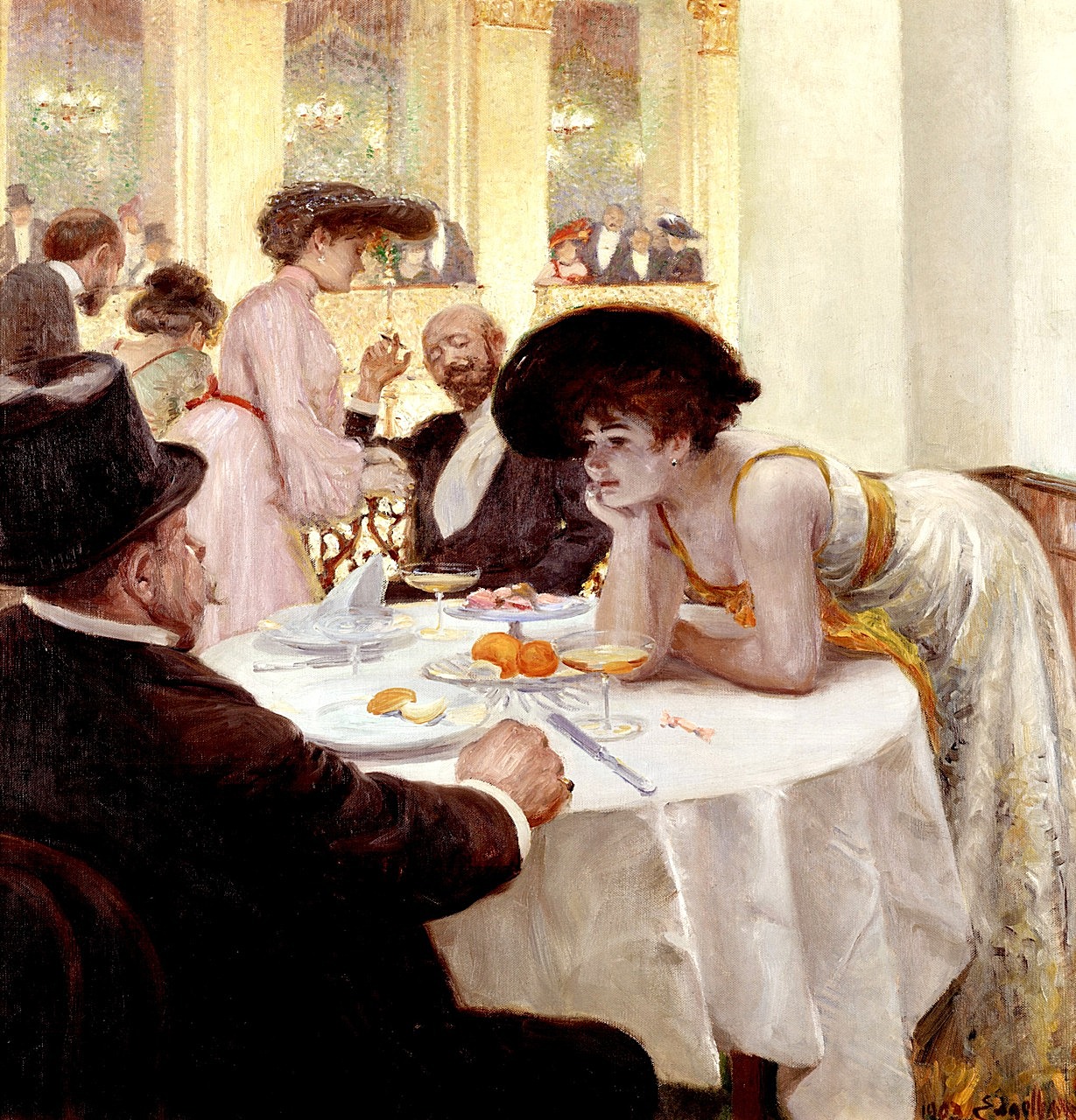 19世纪的恐惧艺术：“女神”高举三色旗，领导人民自由