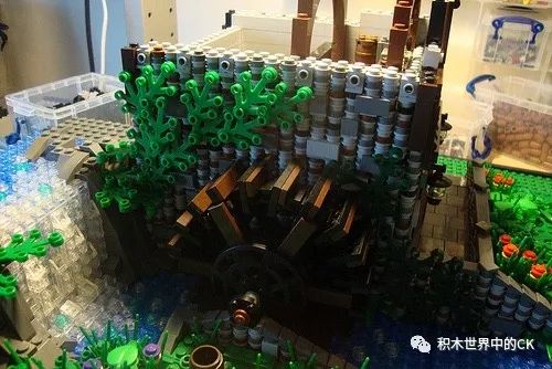 教程手把手教你如何用乐高搭建中古场景5之水车屋