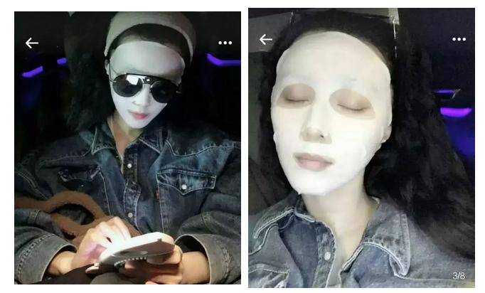 林允用的带法令纹面膜,林允用的意大利面膜