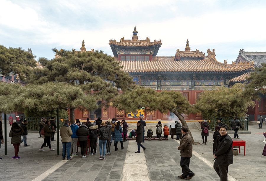 雍和宫朝圣之旅地图,雍和宫拜访年轻人