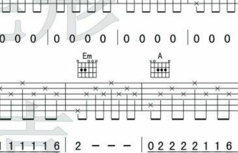 吉他谱怎么看先弹哪根弦,吉他谱怎么看初学者教程