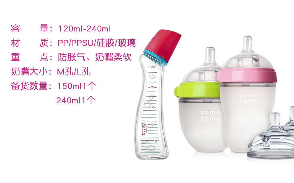 奶瓶该如何选择呢,家里很多闲置的奶瓶