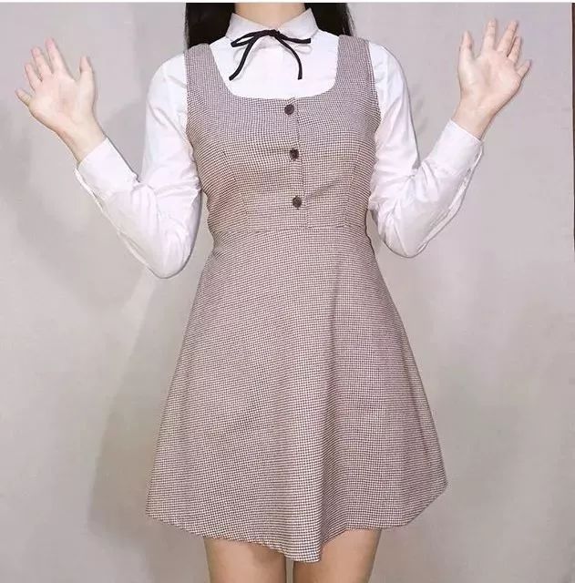 减龄背带裙冬天,200斤夏季背带裙大码胖mm显瘦遮肉