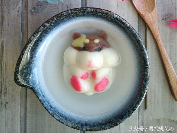 卡通汤圆芝麻馅的做法,卡通汤圆的过程详细教程