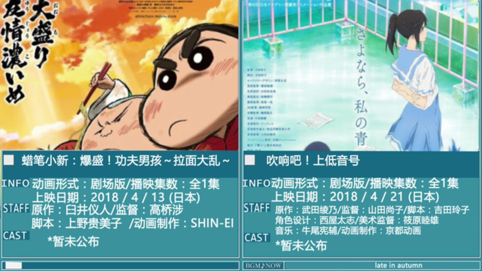 金木水火土新番,新番动画2019