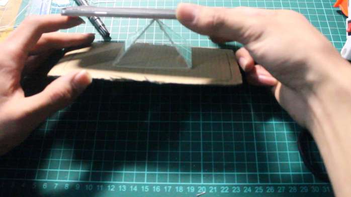 自制初音投影仪,全息立体投影初音