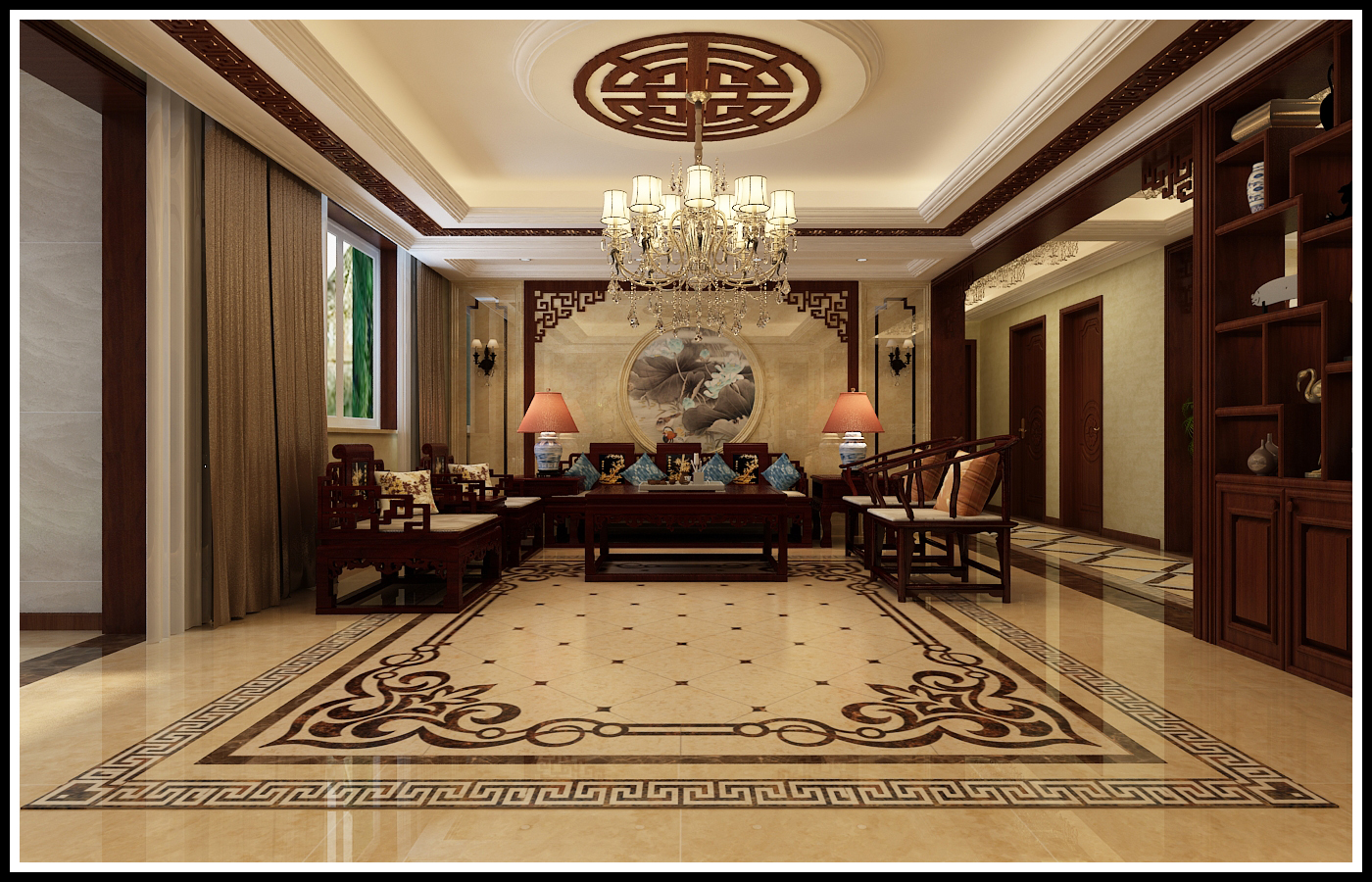 桓台紫悦城别墅装修案例,悦府轻奢装修效果图大全