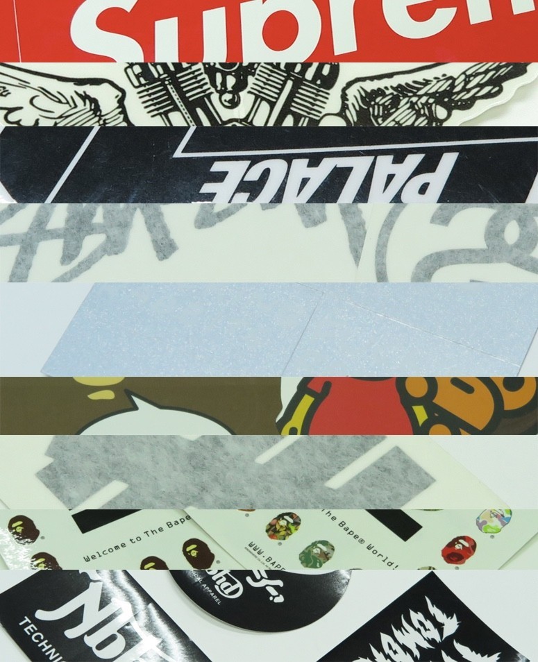 我们用这10张潮牌贴纸做了脱毛测试