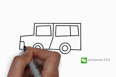 100个人物动态简笔画,青蛙蝌蚪动态简笔画