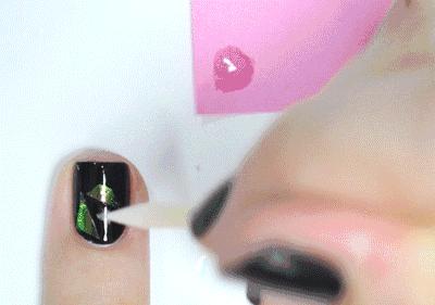 韩国美甲贴纸,玻璃冰透贴纸美甲