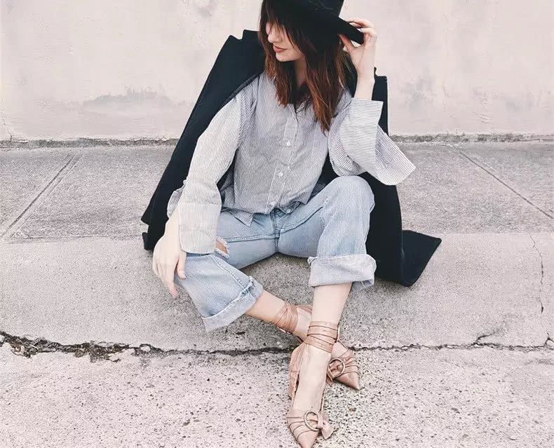 气质尖头不累脚高跟鞋百搭潮鞋,气质高跟鞋潮鞋推荐