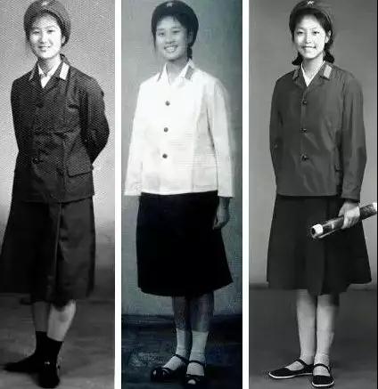 中国女兵历代军装发展,70年代的女兵服装