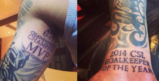 他是最年轻国脚,特立独行险被开除!把足球生涯和家庭纹在身上