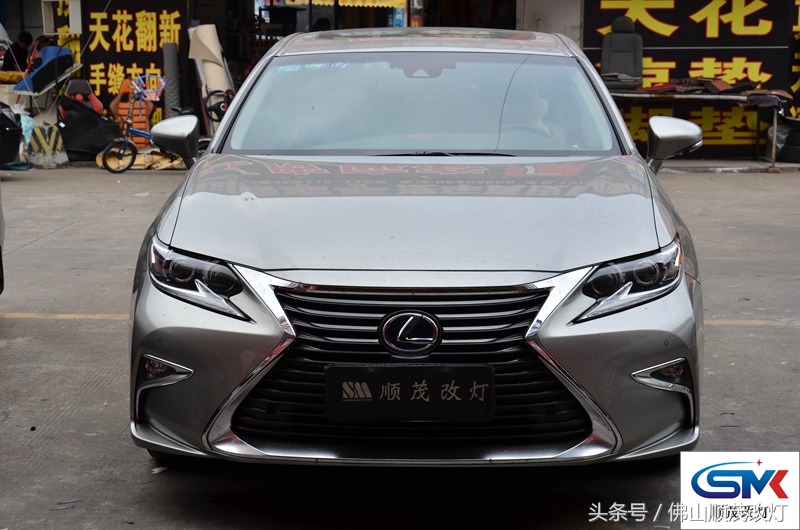 雷克萨斯es低配换led灯,汽车led灯太亮总是被误以为远光灯