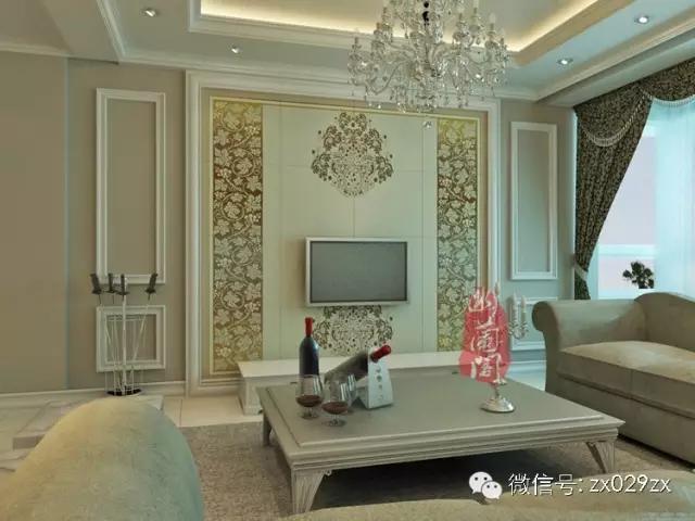 性价比最高的瓷砖电视墙,小众化瓷砖电视墙