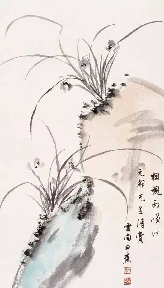 国画写意兰花入门教程视频,写意兰花菊花大师作品欣赏