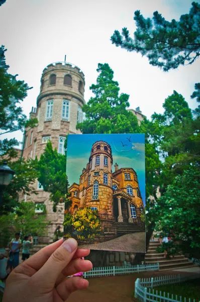 青岛一张永不过时的明信片,青岛美丽风光明信片