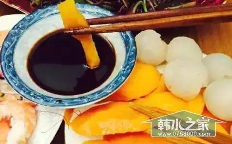 潮汕什么水果可以蘸酱油吃,潮汕人吃水果泡酱油