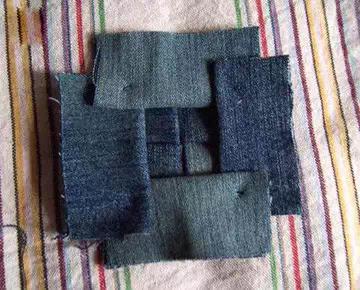 旧物改造牛仔裤收纳盒,旧牛仔改造壁挂收纳袋